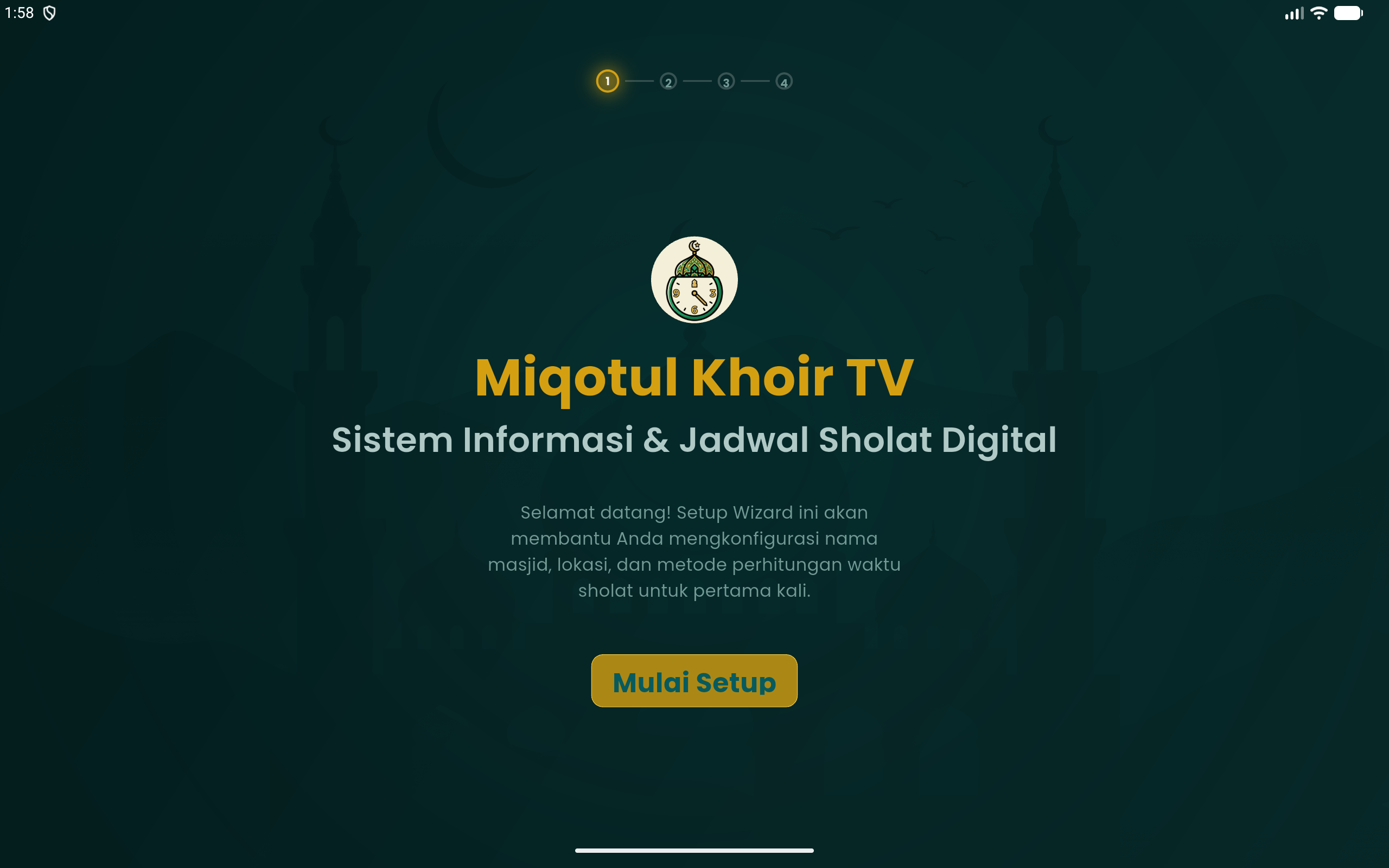 Setup Wizard Langkah 1